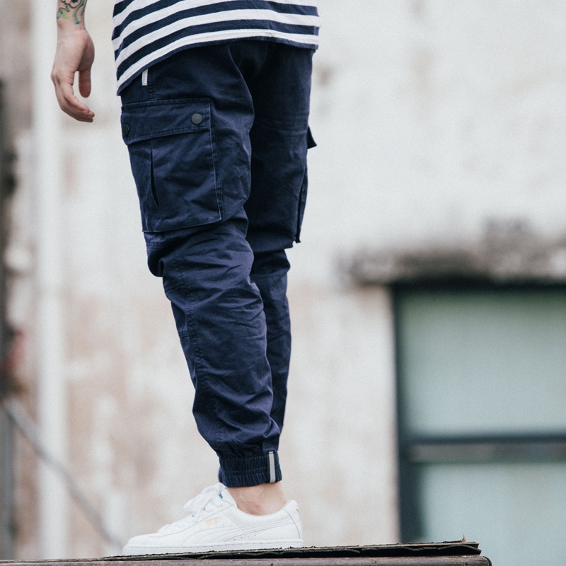 Джоггеры Subciety "";Blue-Blank""; фото № 3